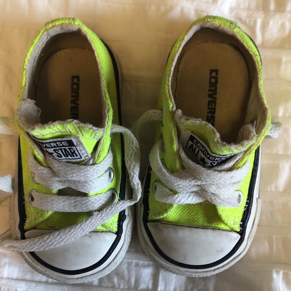 Neon baby converse! - Picture 2 of 4